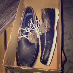 Black/brown/grey Men’s top-sider Sperry’s size 10